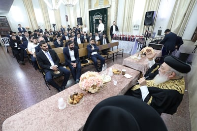 עצרת זיכרון בהיכל ישיבת מרן הגר"ע יוסף זיע"א