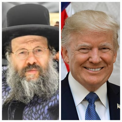 דונלד טראמפ - האדמו"ר מבאבוב 45