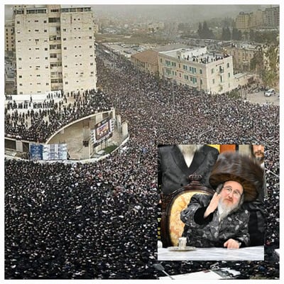 האדמו"ר מביאלה ב"ב, על רקע עצרת המיליון בשנת תשע"ד