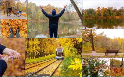 ה"סתיו הזהב" בפארק הרוסי הענק