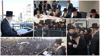 אדמו"רים ורבנים בעצרת המיליון