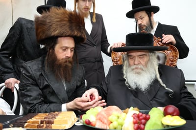 שמחת הבר מצוה לבן הרב אלימלך וייס 