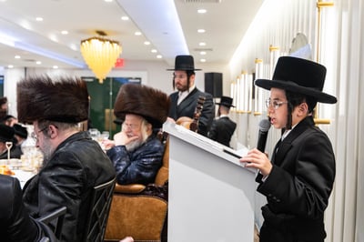 שמחת בר המצווה לנין האדמו"ר ממונקאטש