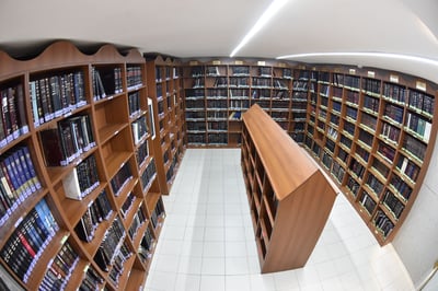 מעמד חנוכת הספרייה ע"ש הגאון רבי שמואל יעקב בורנשטיין זצ"ל