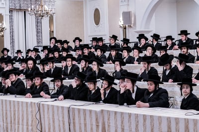 בחינה פומבי ע"י תלמידי ישיבות קטנות ד'סאטמר מרחבי ניו יארק 