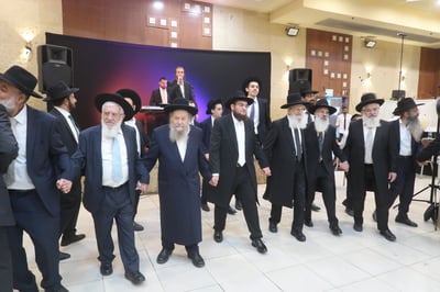 שמחת נישואי נכדת הגה"צ רבי דוד בצרי 