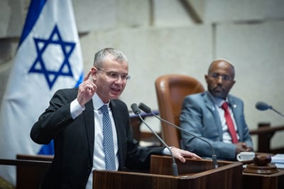 יריב לוין במליאה | ארכיון