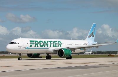 מטוס של Frontier Airlines