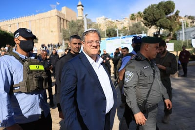 בן גביר בערב שבת בחברון