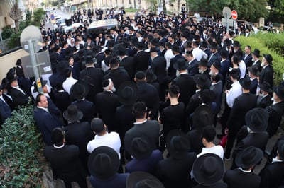 הלוויית הגאון רבי אליהו רפול זצ"ל