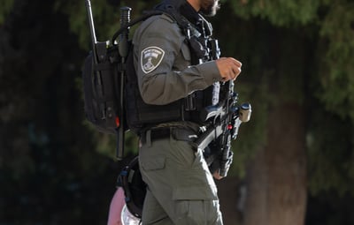 שוטר מג"ב | אילוסטרציה, למצולם אין קשר לכתבה