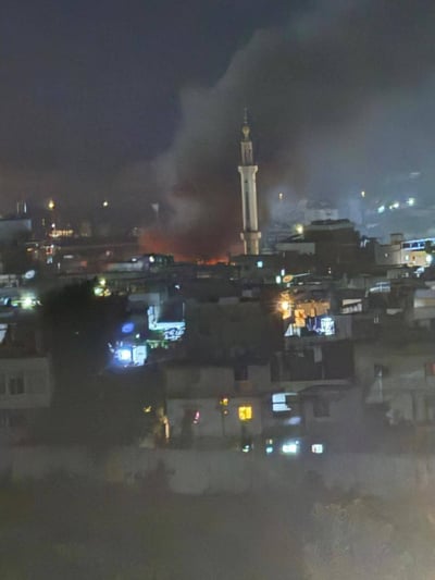 לבנון: חיל האוויר תקף מחנה אימונים של חמאס בצידון; 11 הרוגים במקום