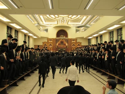 הכנסת ס"ת וחנוכת ארון הקודש בישיבת 'משכנות התורה'