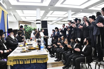 שמחת נישואי נכד הגה"ח ר' עוזיהו אלכורת