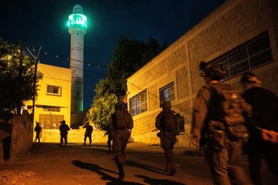 כוחות הביטחון פועלים בשכם