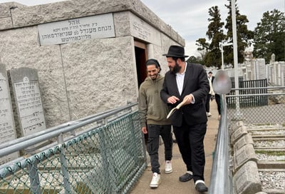 מתן צנגאוקר ביציאה מהציון