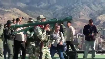 צבא ונצואלה מפגין עוצמה מול ארה"ב