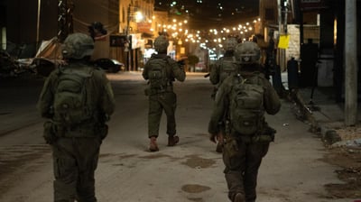 פעילות הכוחות בצפון השומרון 