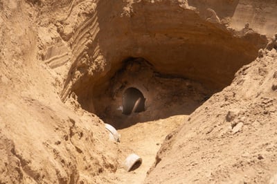 חילוץ גופות חטופים ממנהרת הטרור בעזה