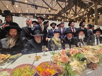 שמחת נישואי נכדו של רבי יצחק כהן 