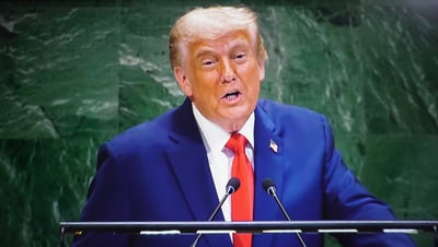 טראמפ נואם בעצרת הכללית של האו"ם