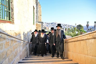 האדמו"ר מנדבורנה ירושלים בחברון