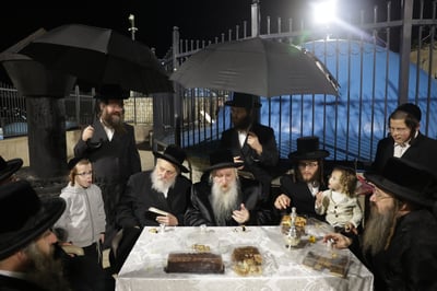 שמחת החלאקה לנין האדמו"ר מטשארנאביל במירון