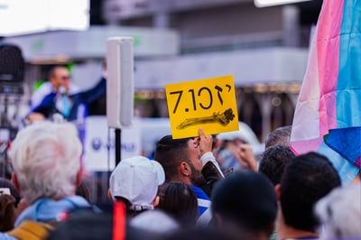 עצרת בטיימס סקוור | אילוסטרציה
