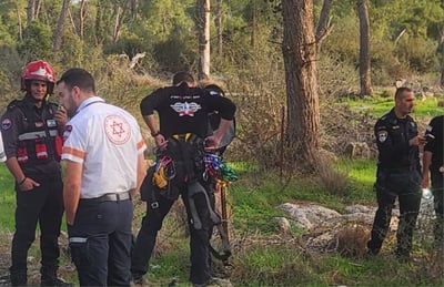 הזירה שבה אותר הנעדר 