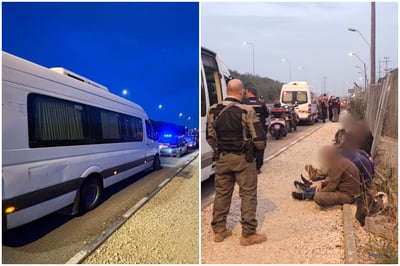 מעצר השב"חים בכביש 4