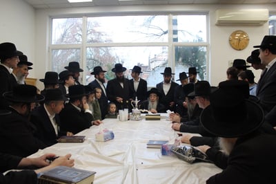 האדמו"ר מאלכסנדר בביקור באנטווערפן