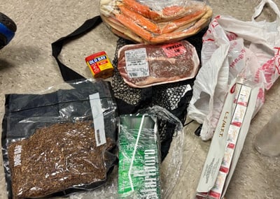 הממצאים שנתפסו ברחפן