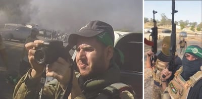 מחבלי חמאס עם מצלמה ביום הטבח על העוטף