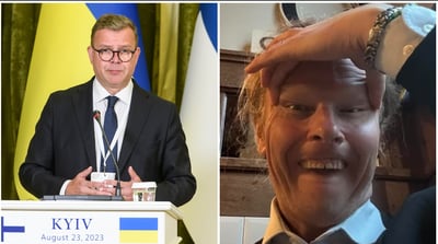 חבר פרלמנט בפינלנד מלכסן עיניים - ראש ממשלת פינלנד