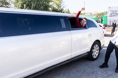 קבלת פנים לאסיר יונתן כהן