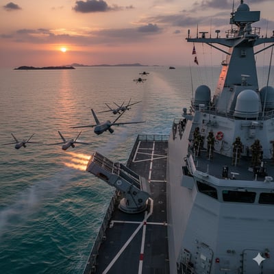 כטבמ"ים תוקפים משוגרים מספינה