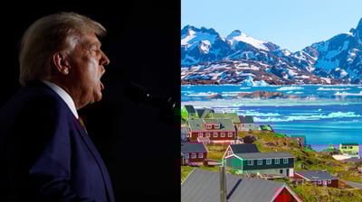 טראמפ והאי גרינלנד