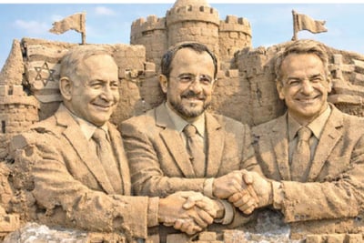 טירת החול - התמונה הלעגנית בעיתון הטורקי