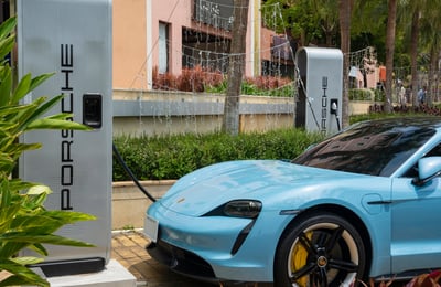 עמדת טעינה של פורשה