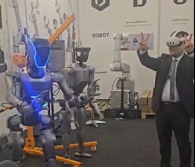 הרובוט בתערוכה בברלין