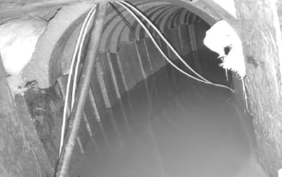 תוואי תת קרקעי שהושמד