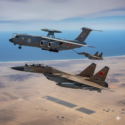 מטוסי הגנה סינים