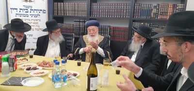 פתיחת בית הדין לממונות ע"י הראשל"צ הגרש"מ עמאר