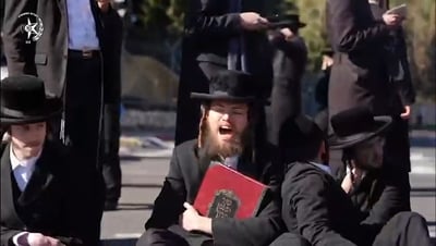 ההפגנה מול לשכת הגיוס