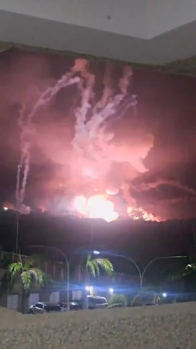 הפצצה שהוטלה על קראקס