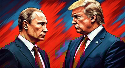 טראמפ ופוטין | איור