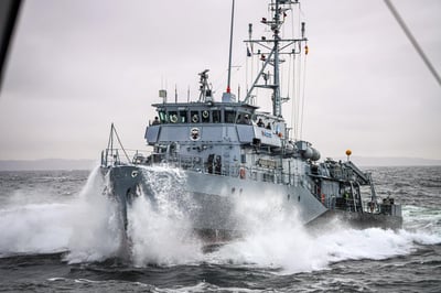 ספינה גרמנית בים הבלטי