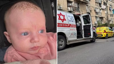 משמאל התינוקת ליה, מימין מהזירה