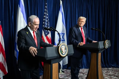 טראמפ ונתניהו 