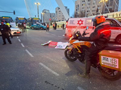 המשטרה עצרה את הנהג שחשוד בדריסת מפגינים בירושלים; זה המקום בו אותר